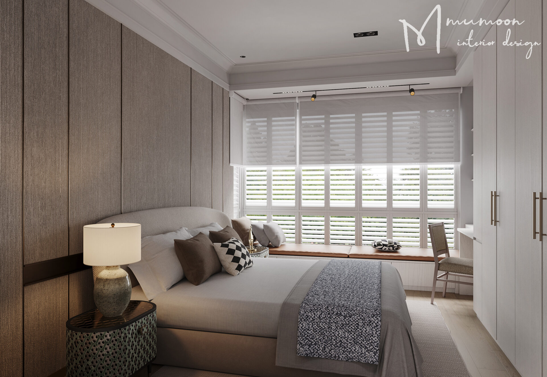 莯月室內設計_意居_主臥房_精緻優雅