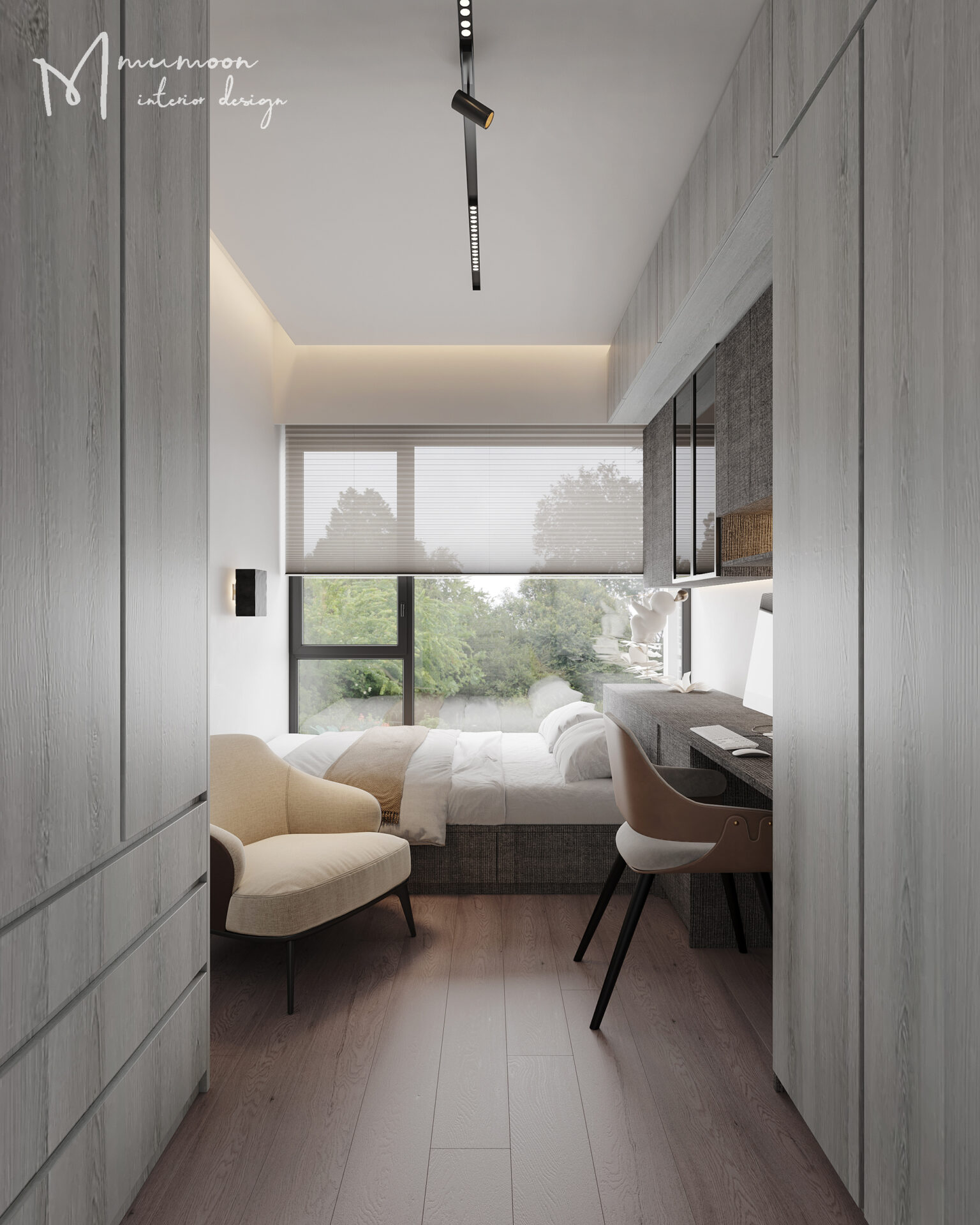 莯月室內設計_意居_臥室_人文知性