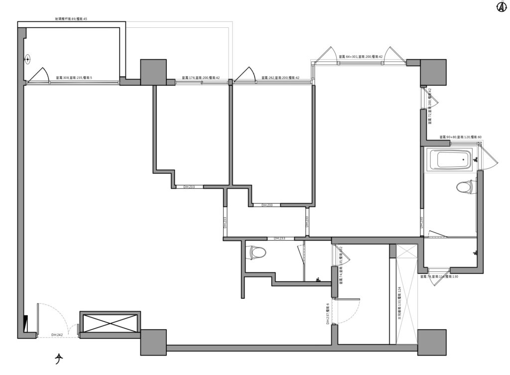 意居平面圖檔-原始圖_莯月室內設計
