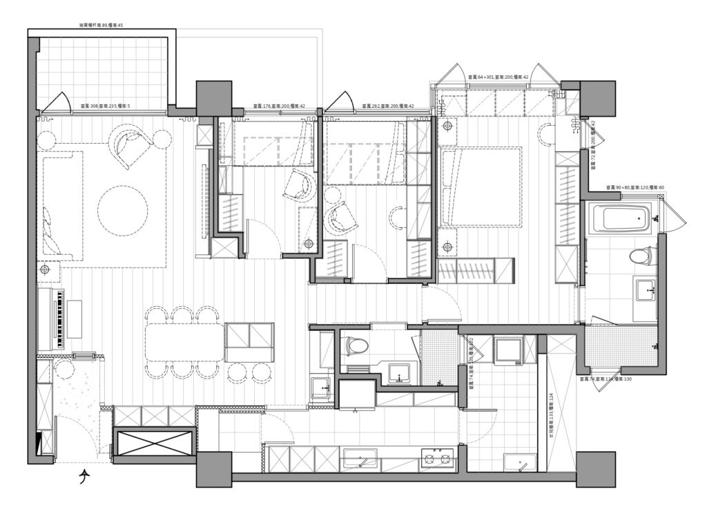 意居平面圖檔_莯月室內設計
